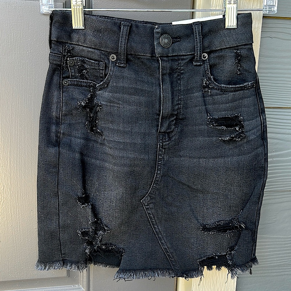 American Eagle Curvy Hi-Rise Mini Jupe skirt